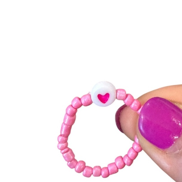 Colorful Beaded Rings Set - Picture 3 of 8